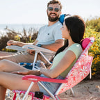 Sand-Friendly Backpack Beach Chair - Choice 709 - Multi-Position Outdoor Beach Chair with Pillow Detail