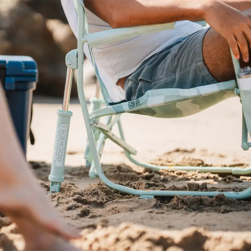 Smooth Motion Beach Rocker - Choice 712 - Patented Spring-Action Rocking Chair for Camping Detail