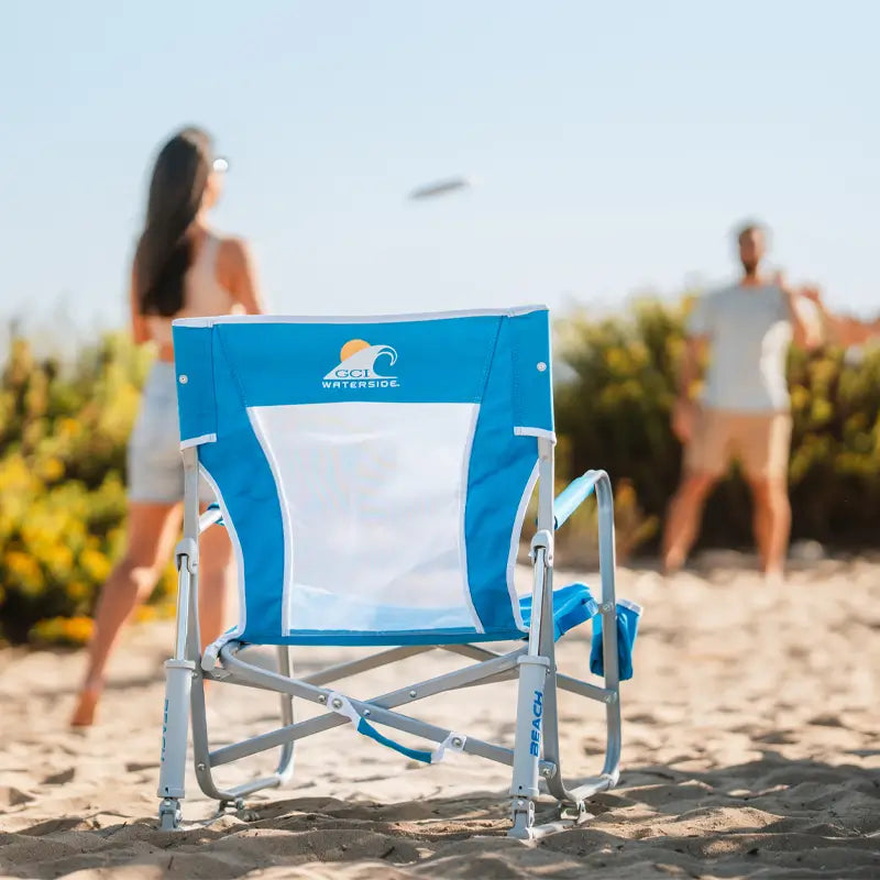 Smooth Motion Beach Rocker - Choice 712 - Patented Spring-Action Rocking Chair for Camping Detail