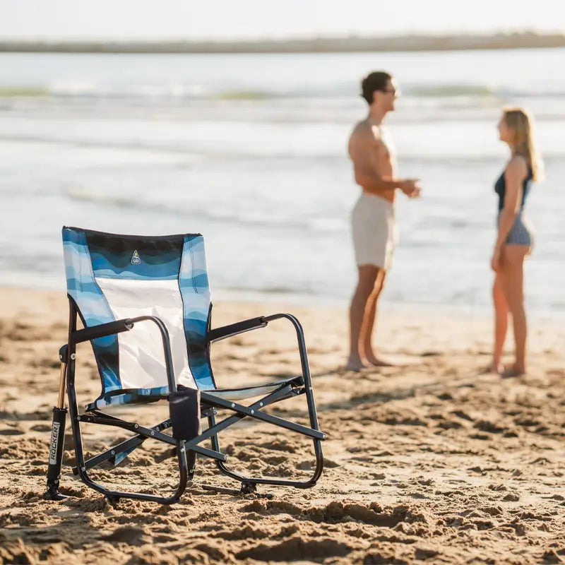 Smooth Motion Beach Rocker - Choice 712 - Patented Spring-Action Rocking Chair for Camping Detail