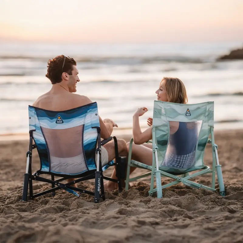 Smooth Motion Beach Rocker - Choice 712 - Patented Spring-Action Rocking Chair for Camping Detail