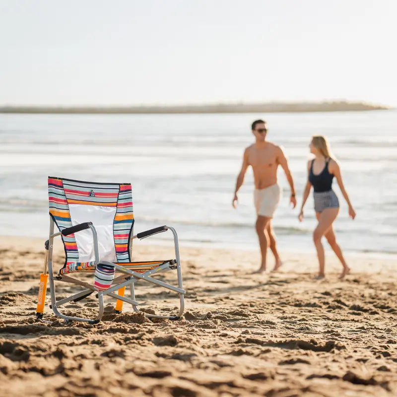 Smooth Motion Beach Rocker - Choice 712 - Patented Spring-Action Rocking Chair for Camping Detail