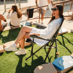 Patented Spring-Action BreezeRocker - Choice 504 - Patented Spring-Action Rocking Chair for Camping Detail