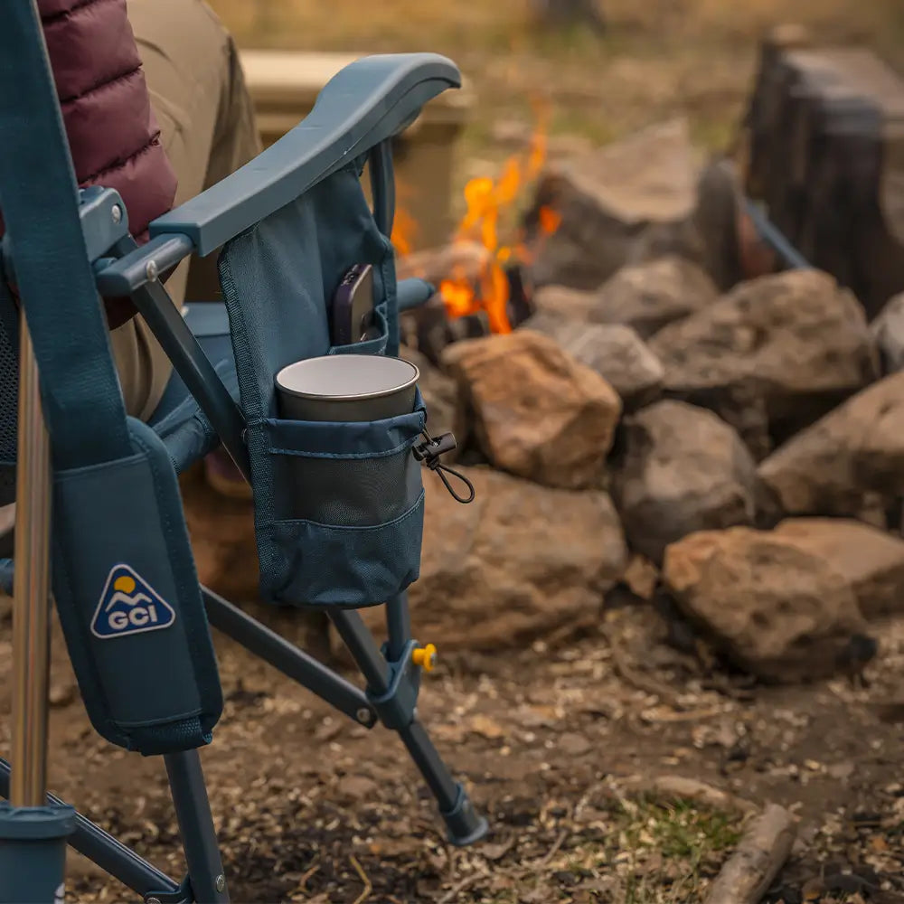 Patented Spring-Action BreezeRocker - Choice 504 - Patented Spring-Action Rocking Chair for Camping Detail
