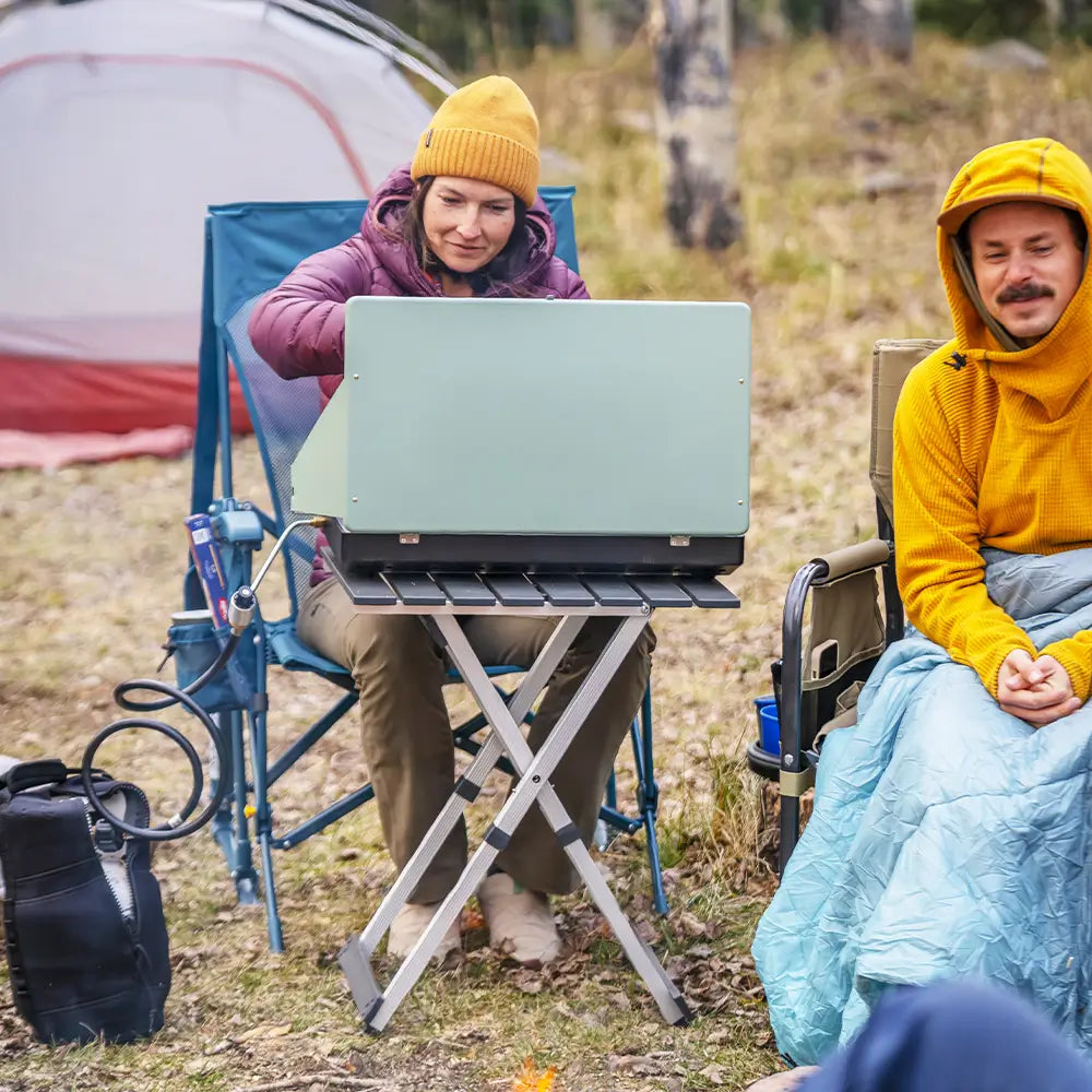 Patented Spring-Action BreezeRocker - Choice 504 - Patented Spring-Action Rocking Chair for Camping Detail