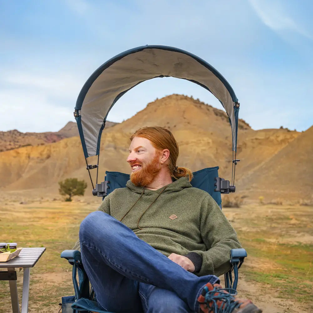 Patented Spring-Action BreezeRocker - Choice 504 - Patented Spring-Action Rocking Chair for Camping Detail