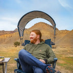 Patented Spring-Action BreezeRocker - Choice 504 - Patented Spring-Action Rocking Chair for Camping Detail