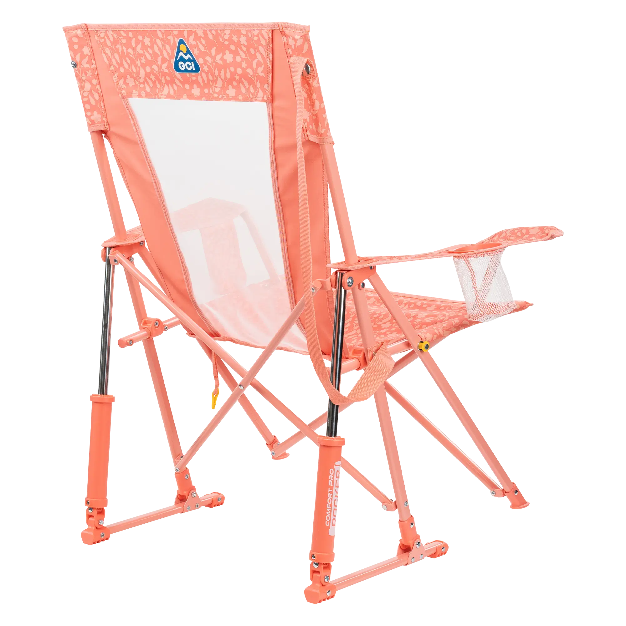 Heavy-Duty Freestyle Comfort Pro Rocker - Choice 375 - RoadTrip Rocker Smooth Motion Camp Chair Detail