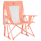 Heavy-Duty Freestyle Comfort Pro Rocker - Choice 375 - RoadTrip Rocker Smooth Motion Camp Chair - Coral Garden