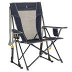 Heavy-Duty Freestyle Comfort Pro Rocker - Choice 375 - RoadTrip Rocker Smooth Motion Camp Chair - Indigo