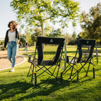 Heavy-Duty Freestyle Comfort Pro Rocker - Choice 375 - RoadTrip Rocker Smooth Motion Camp Chair Detail