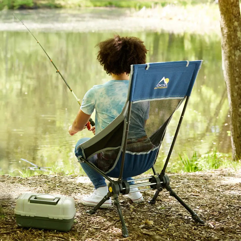 Heavy-Duty Freestyle ComPack Rocker - Choice 980 - Freestyle Rocker Portable Outdoor Folding Chair Detail