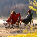 Luxury Camp Puff Rocker - Choice 731 - Patented Spring-Action Rocking Chair for Camping Detail