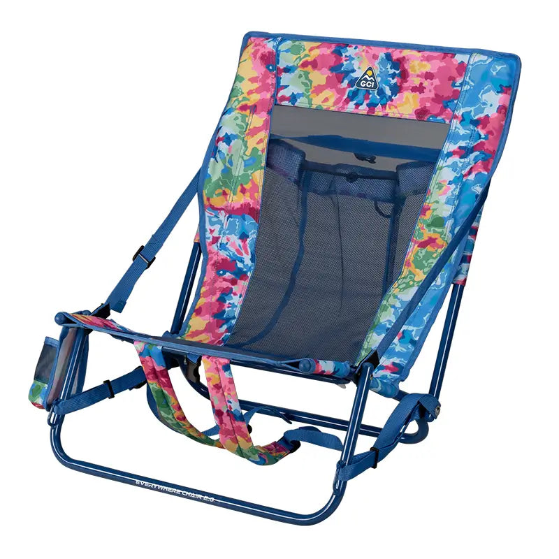 Rust-Resistant Aluminum Everywhere Chair 2 - Choice 656 - Multi-Position Outdoor Beach Chair with Pillow Detail