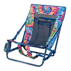 Rust-Resistant Aluminum Everywhere Chair 2 - Choice 656 - Multi-Position Outdoor Beach Chair with Pillow Detail