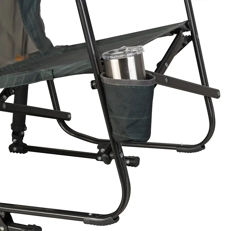 Patented Spring-Action FirePit Rocker - Choice 737 - Patented Spring-Action Rocking Chair for Camping Detail