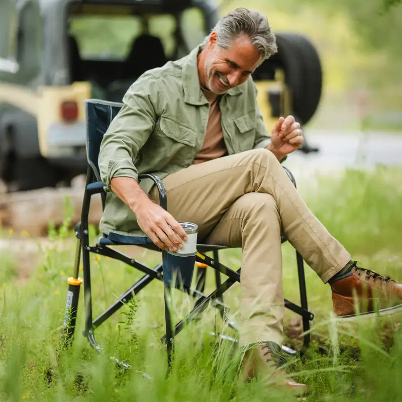 Luxury Camp Freestyle Rocker - Choice 711 - Freestyle Rocker Portable Outdoor Folding Chair Detail