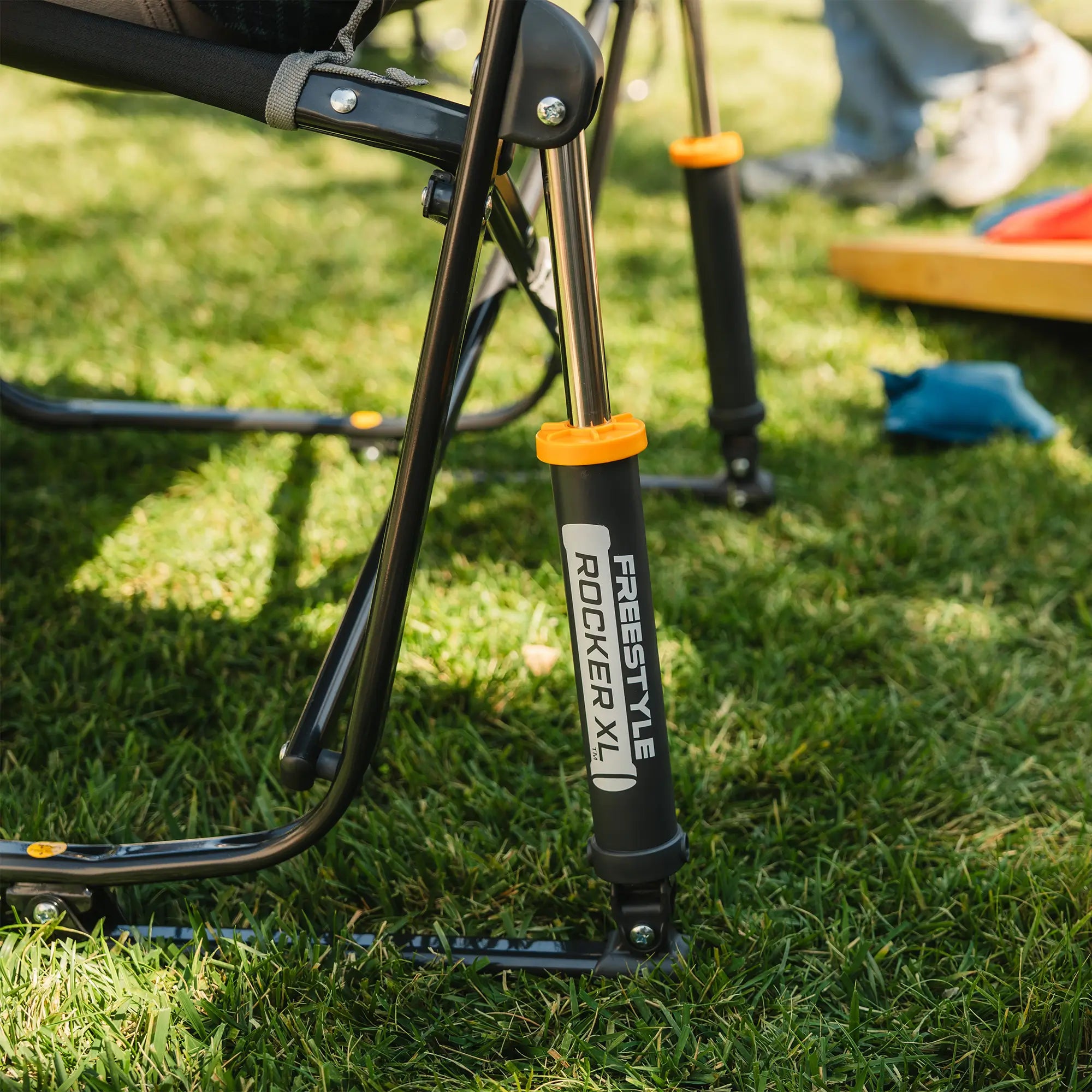 Patented Spring-Action Freestyle Rocker XL - Choice 552 - Patented Spring-Action Rocking Chair for Camping Detail