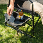 Luxury Camp Freestyle Rocker XL with Side Table - Choice 836 - RoadTrip Rocker Smooth Motion Camp Chair Detail