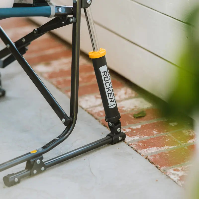 Heavy-Duty Freestyle Freestyle Rocker with Side Table - Choice 853 - Heavy-Duty Kickback Rocker with Beverage Holder Detail