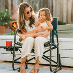 Heavy-Duty Freestyle Freestyle Rocker with Side Table - Choice 853 - Heavy-Duty Kickback Rocker with Beverage Holder Detail