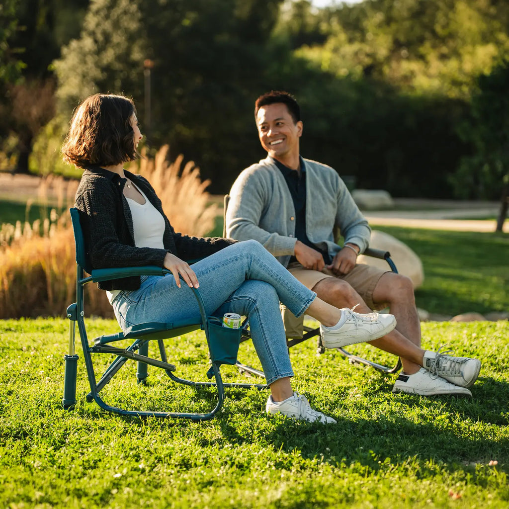 Luxury Camp Grab & Go Rocker - Choice 551 - Freestyle Rocker Portable Outdoor Folding Chair Detail