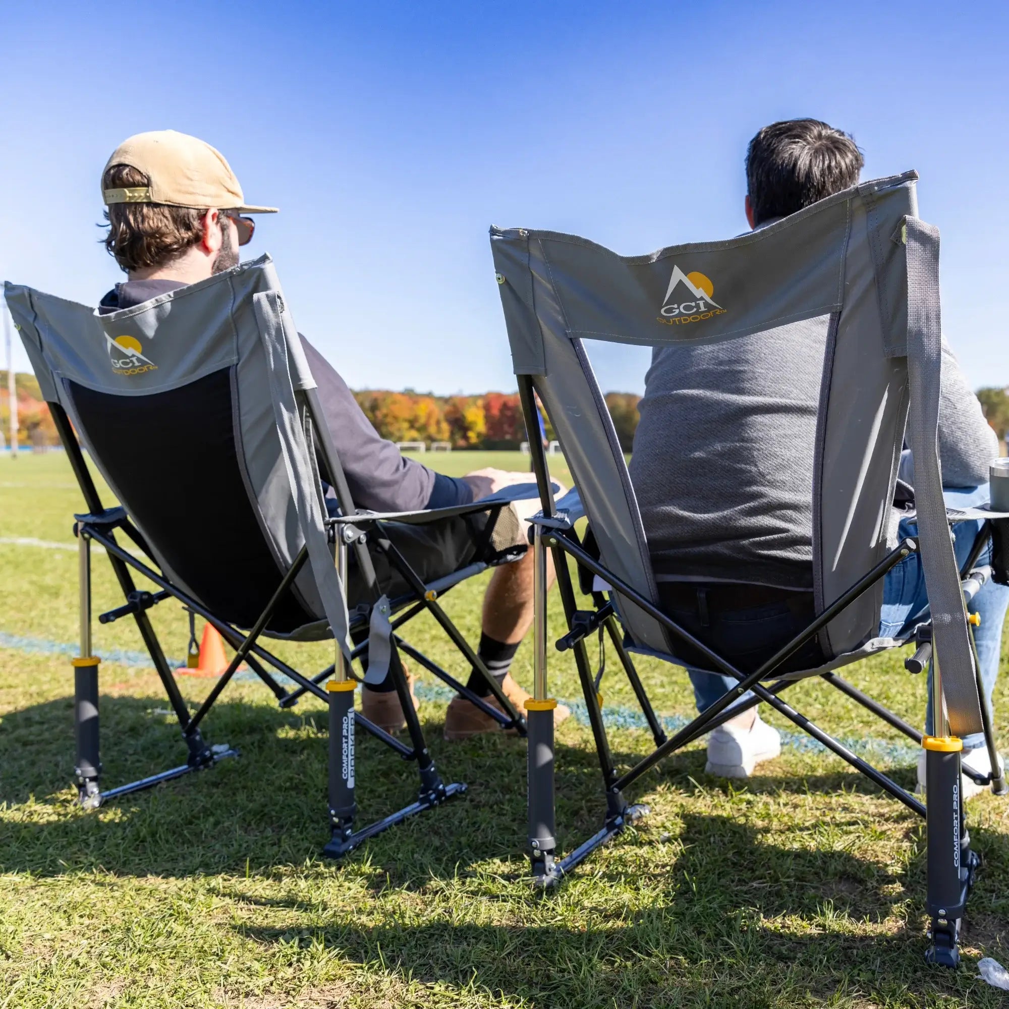 Heavy-Duty Freestyle Comfort Pro Rocker - Choice 375 - RoadTrip Rocker Smooth Motion Camp Chair Detail