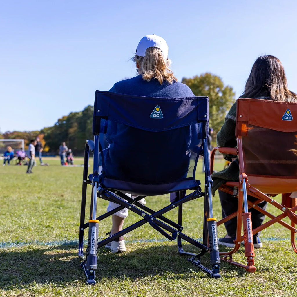 Patented Spring-Action Freestyle Rocker Elite - Choice 460 - RoadTrip Rocker Smooth Motion Camp Chair Detail