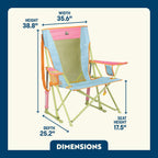 Heavy-Duty Freestyle Comfort Pro Rocker - Choice 375 - RoadTrip Rocker Smooth Motion Camp Chair Detail