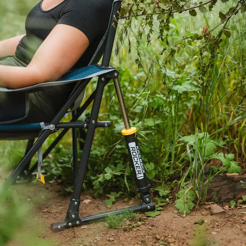 Heavy-Duty Freestyle Kickback Rocker - Choice 345 - RoadTrip Rocker Smooth Motion Camp Chair Detail
