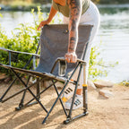 Heavy-Duty Freestyle Kickback Rocker - Choice 345 - RoadTrip Rocker Smooth Motion Camp Chair Detail
