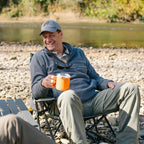 Heavy-Duty Freestyle Kickback Rocker - Choice 345 - RoadTrip Rocker Smooth Motion Camp Chair Detail