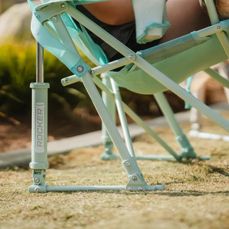 Heavy-Duty Freestyle Kickback Rocker - Choice 345 - RoadTrip Rocker Smooth Motion Camp Chair Detail