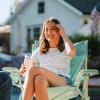 Heavy-Duty Freestyle Kickback Rocker - Choice 345 - RoadTrip Rocker Smooth Motion Camp Chair Detail