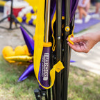 Patented Spring-Action College Comfort Pro Rocker - LSU Tigers - Choice 880 - Freestyle Rocker Portable Outdoor Folding Chair Detail