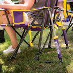 Patented Spring-Action College Comfort Pro Rocker - LSU Tigers - Choice 880 - Freestyle Rocker Portable Outdoor Folding Chair Detail
