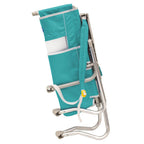 Backpack Travel Bi-Fold Beach Chair - Choice 601 - Low-Profile Reclining Beach Chair with Backpack Straps Detail