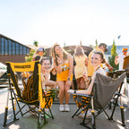 Heavy-Duty Freestyle College Comfort Pro Rocker - Iowa Hawkeyes - Choice 249 - Freestyle Rocker Portable Outdoor Folding Chair Detail