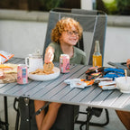 Portable Staging Slim-Fold Table - Choice 196 - Multi-Functional Heavy-Duty Grilling Table Counter Detail