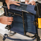 Patented Spring-Action Stadium Rock-Cliner - Choice 540 - RoadTrip Rocker Smooth Motion Camp Chair Detail