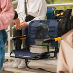 Patented Spring-Action Stadium Rock-Cliner - Choice 540 - RoadTrip Rocker Smooth Motion Camp Chair Detail