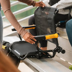 Patented Spring-Action Stadium Rock-Cliner - Choice 540 - RoadTrip Rocker Smooth Motion Camp Chair Detail