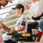 Patented Spring-Action Stadium Rock-Cliner - Choice 540 - RoadTrip Rocker Smooth Motion Camp Chair Detail