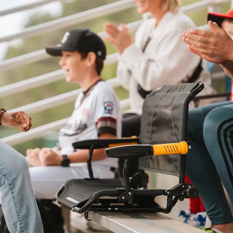 Patented Spring-Action Stadium Rock-Cliner - Choice 540 - RoadTrip Rocker Smooth Motion Camp Chair Detail
