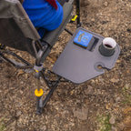 Patented Spring-Action Stowaway Rocker with Side Table - Choice 253 - Patented Spring-Action Rocking Chair for Camping Detail