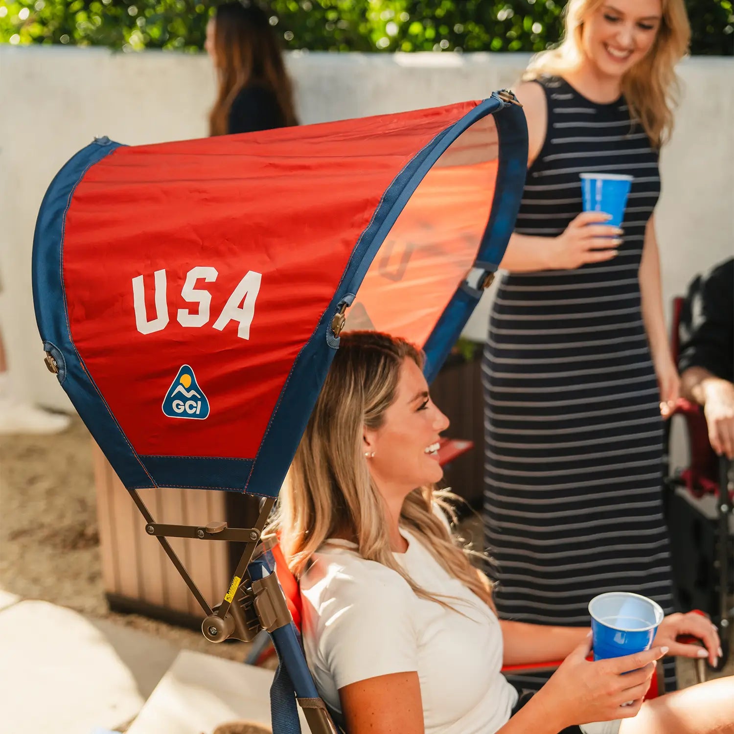 UV-Protection SunShade Accessory - USA Anniversary Deluxe - Choice 917 - Pop-Up Outdoor Sun Shelter - UV400 Protection Detail