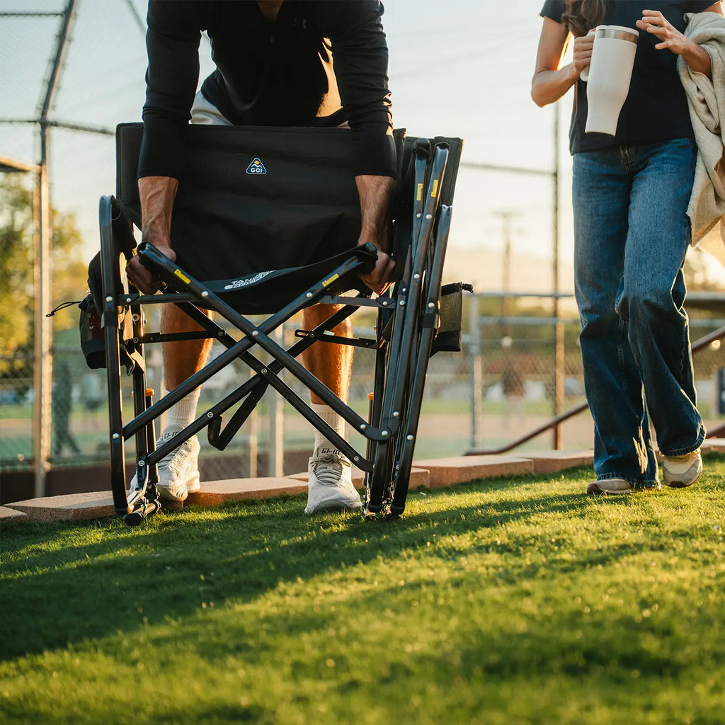 Smooth Motion Tandem Rocker - Choice 227 - Freestyle Rocker Portable Outdoor Folding Chair Detail