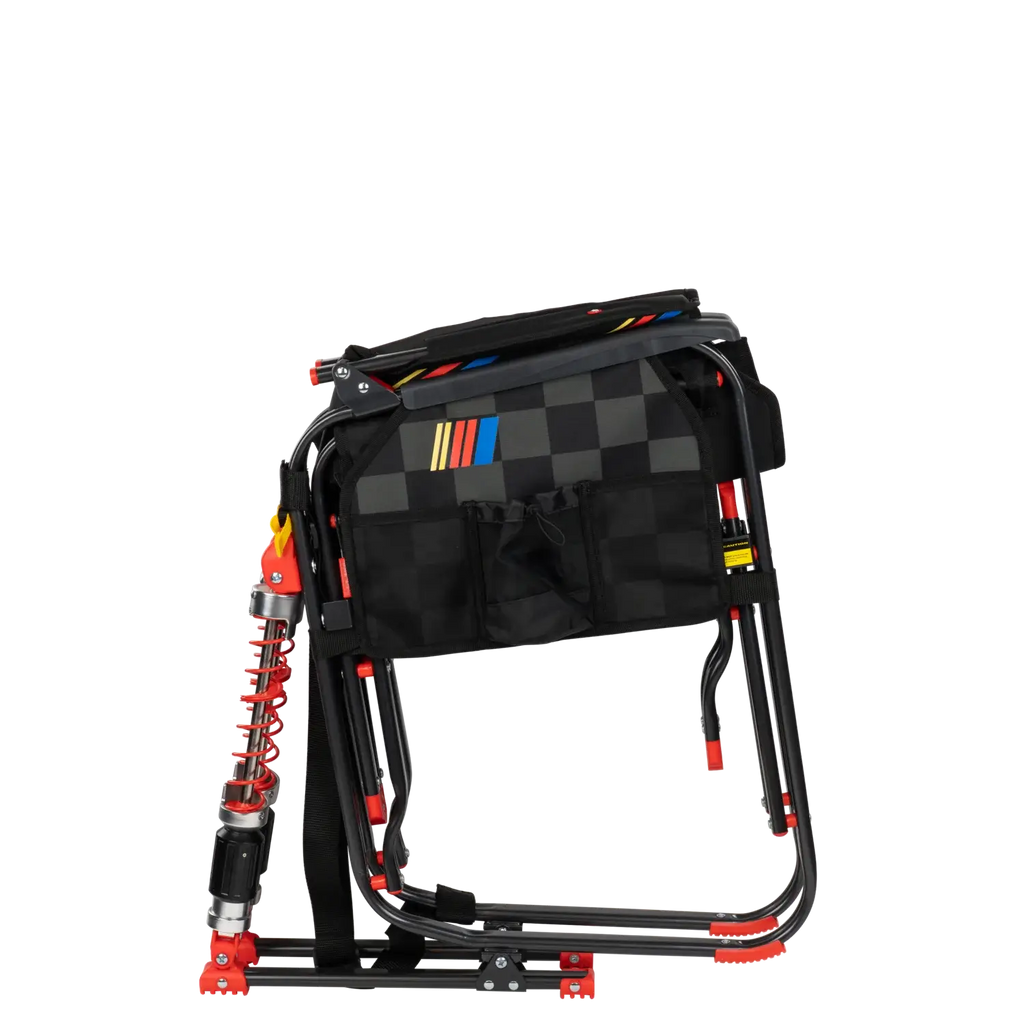Heavy-Duty Freestyle Adjustable Rocker - NASCAR - Choice 899 - Patented Spring-Action Rocking Chair for Camping Detail