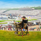 Heavy-Duty Freestyle Adjustable Rocker - NASCAR - Choice 899 - Patented Spring-Action Rocking Chair for Camping Detail