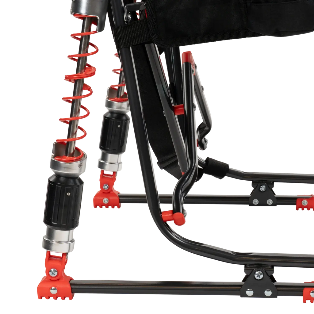 Heavy-Duty Freestyle Adjustable Rocker - NASCAR - Choice 899 - Patented Spring-Action Rocking Chair for Camping Detail
